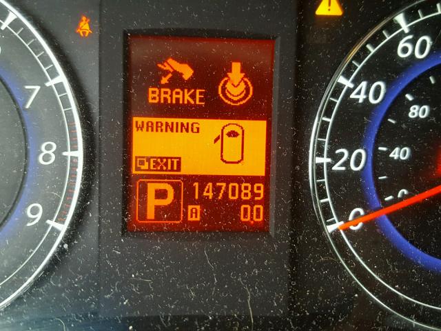 JN1AJ0HR7AM755972 - 2010 INFINITI EX35 BASE BLACK photo 8