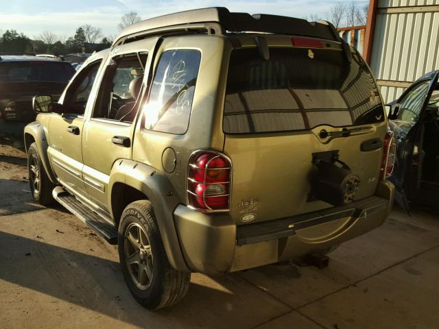 1J4GL38K33W506169 - 2003 JEEP LIBERTY RE GREEN photo 3