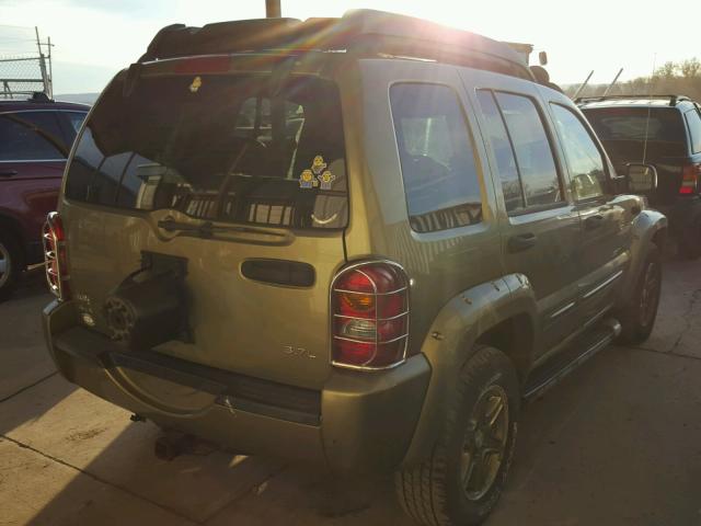 1J4GL38K33W506169 - 2003 JEEP LIBERTY RE GREEN photo 4