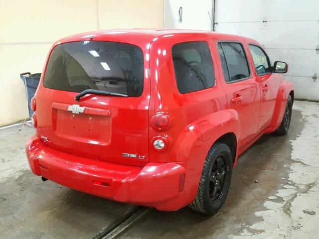 3GNCA23B79S553521 - 2009 CHEVROLET HHR LT RED photo 4