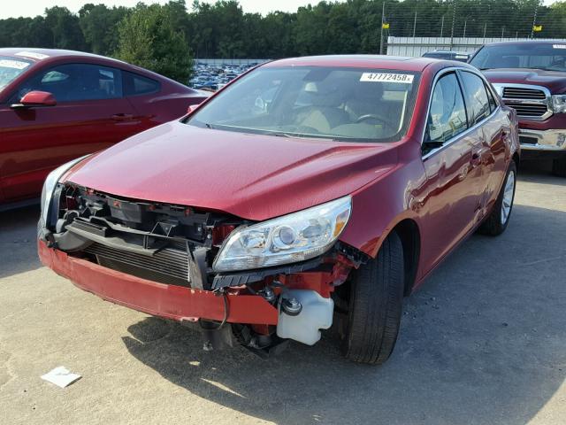 1G11D5RR3DF107725 - 2013 CHEVROLET MALIBU 1LT წითელი ფოტო 2