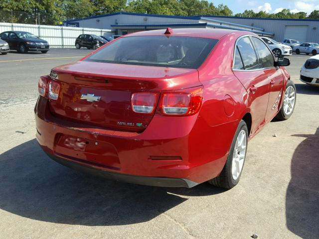 1G11D5RR3DF107725 - 2013 CHEVROLET MALIBU 1LT წითელი ფოტო 4