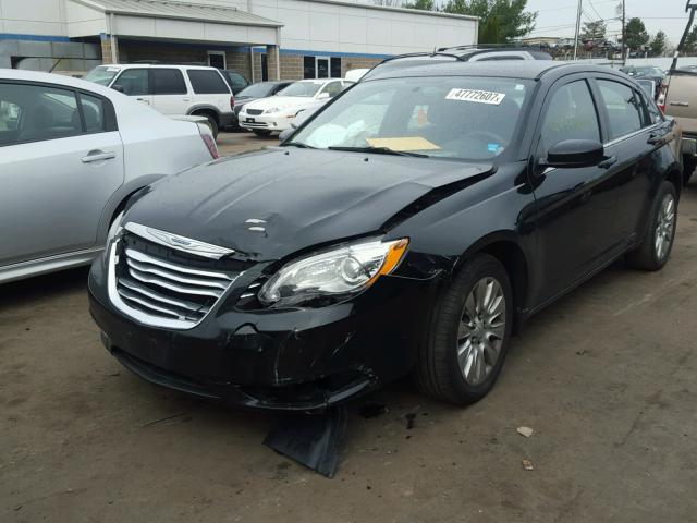 1C3CCBAB1DN640098 - 2013 CHRYSLER 200 LX BLACK photo 2