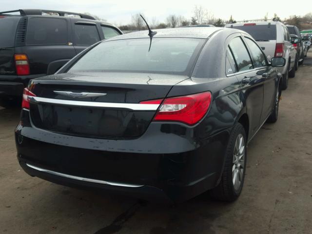 1C3CCBAB1DN640098 - 2013 CHRYSLER 200 LX BLACK photo 4