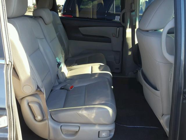 5FNRL5H62BB029895 - 2011 HONDA ODYSSEY EX GRAY photo 6