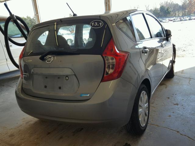 3N1CE2CP2EL387327 - 2014 NISSAN VERSA NOTE GRAY photo 4