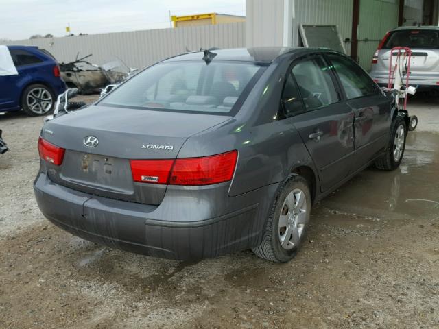 5NPET4AC6AH597589 - 2010 HYUNDAI SONATA GLS GRAY photo 4