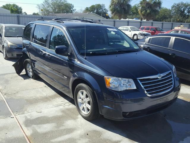 2A8HR54PX8R815121 - 2008 CHRYSLER TOWN & COU BLUE photo 1