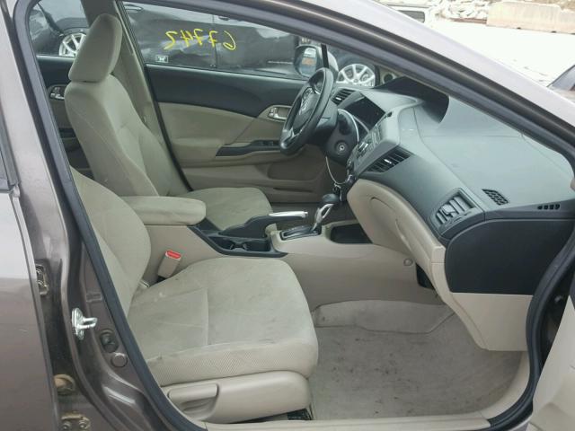 2HGFB2F88CH551582 - 2012 HONDA CIVIC EX 棕色 照片 5