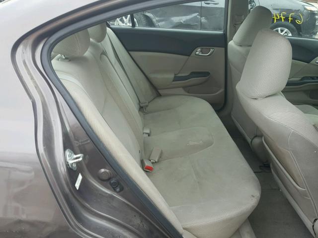 2HGFB2F88CH551582 - 2012 HONDA CIVIC EX 棕色 照片 6