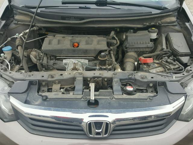 2HGFB2F88CH551582 - 2012 HONDA CIVIC EX 棕色 照片 7