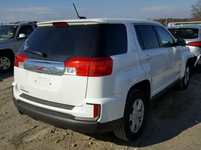 2GKALMEK3G6342898 - 2016 GMC TERRAIN SL WHITE photo 4