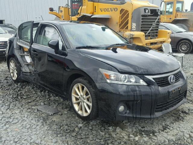 JTHKD5BH4C2103099 - 2012 LEXUS CT 200 BLACK photo 1