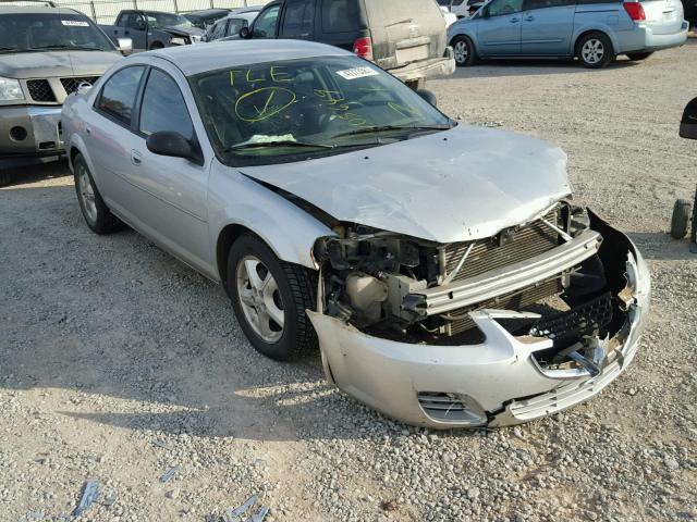 1B3EL46XX6N105649 - 2006 DODGE STRATUS SX SILVER photo 1