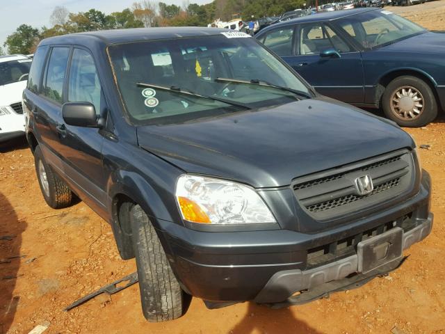 2HKYF18123H558721 - 2003 HONDA PILOT LX GRAY photo 1