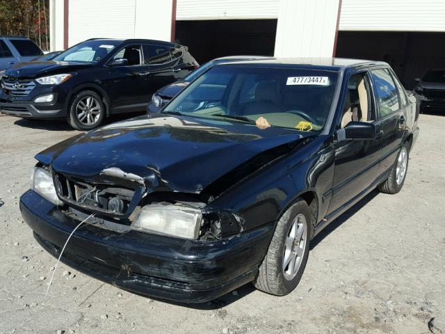 YV1LS5542W1475386 - 1998 VOLVO S70 BLACK photo 2