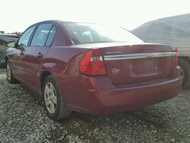 1G1ZT58N97F246993 - 2007 CHEVROLET MALIBU LT BURGUNDY photo 3