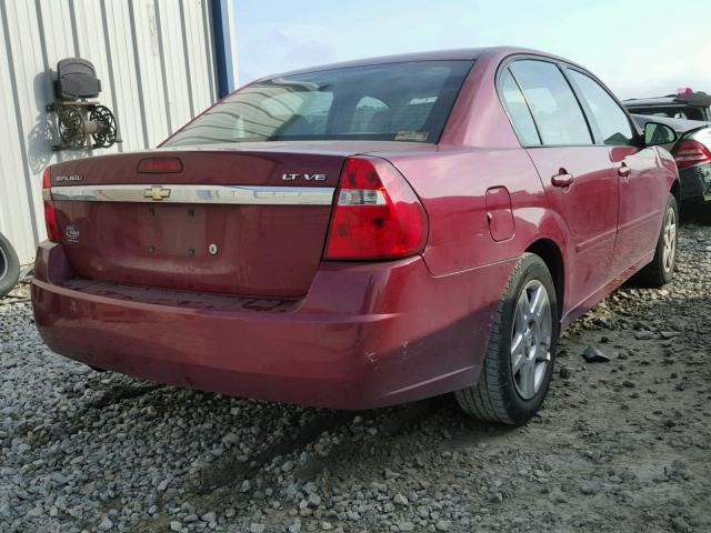 1G1ZT58N97F246993 - 2007 CHEVROLET MALIBU LT BURGUNDY photo 4