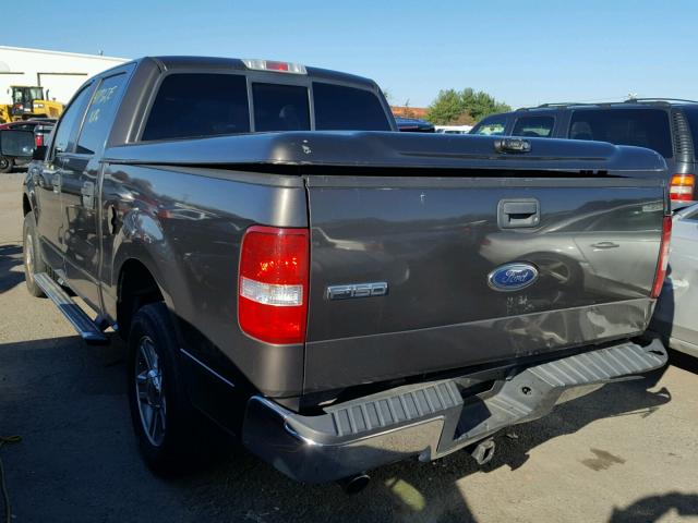 1FTPW12545KE98002 - 2005 FORD F150 SUPER GRAY photo 3