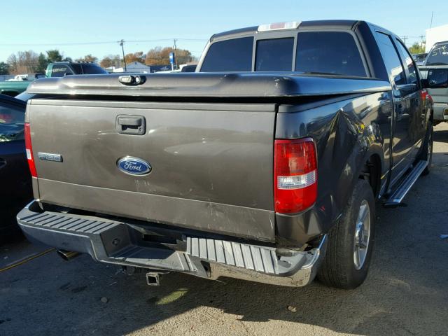 1FTPW12545KE98002 - 2005 FORD F150 SUPER GRAY photo 4