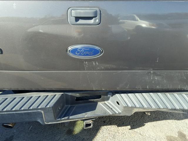 1FTPW12545KE98002 - 2005 FORD F150 SUPER GRAY photo 9