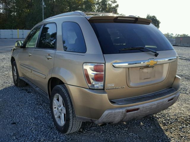 2CNDL63F266015865 - 2006 CHEVROLET EQUINOX LT GOLD photo 3