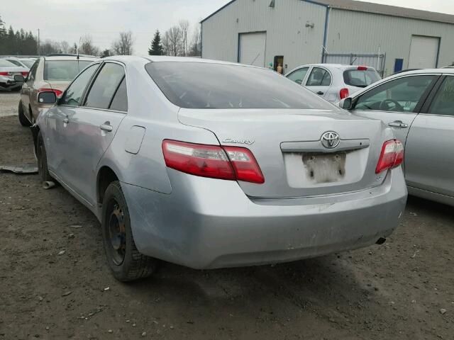 4T1BE46K37U660672 - 2007 TOYOTA CAMRY NEW SILVER photo 3