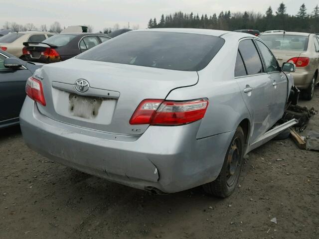 4T1BE46K37U660672 - 2007 TOYOTA CAMRY NEW SILVER photo 4