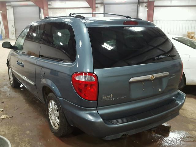 2A4GP54L96R690237 - 2006 CHRYSLER TOWN & COU TEAL photo 3
