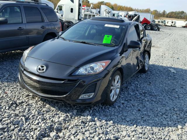 JM1BL1S67A1308754 - 2010 MAZDA 3 S BLACK photo 2