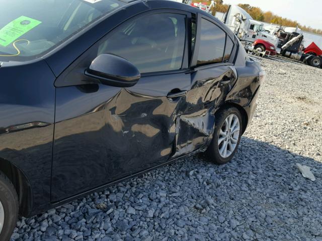 JM1BL1S67A1308754 - 2010 MAZDA 3 S BLACK photo 9