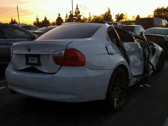 WBAVB13516KX67203 - 2006 BMW 325 I WHITE photo 4