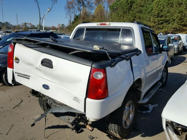 1FMZU77K54UB23489 - 2004 FORD EXPLORER S WHITE photo 4