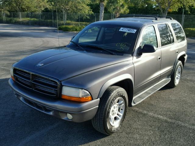 1D4HS38NX3F623886 - 2003 DODGE DURANGO SP GRAY photo 2