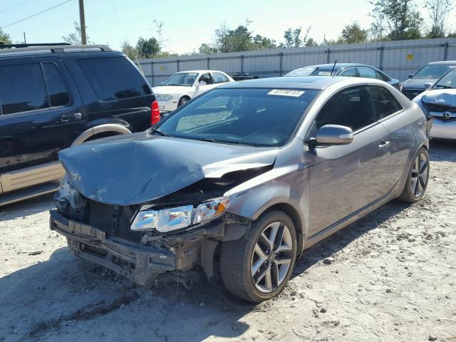 KNAFW6A30A5176732 - 2010 KIA FORTE SX GRAY photo 2