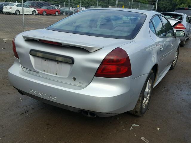 2G2WP522541375723 - 2004 PONTIAC GRAND PRIX Сріблястий фото 4