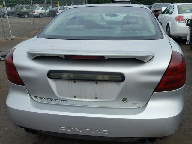 2G2WP522541375723 - 2004 PONTIAC GRAND PRIX Сріблястий фото 9