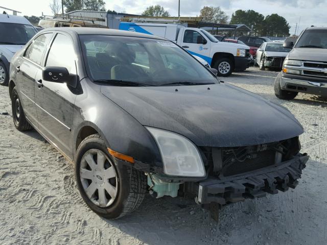 3FAHP06Z97R275242 - 2007 FORD FUSION S BLACK photo 1