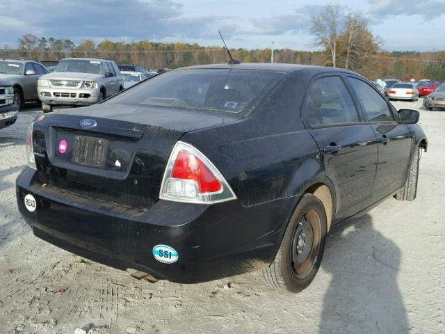 3FAHP06Z97R275242 - 2007 FORD FUSION S BLACK photo 4