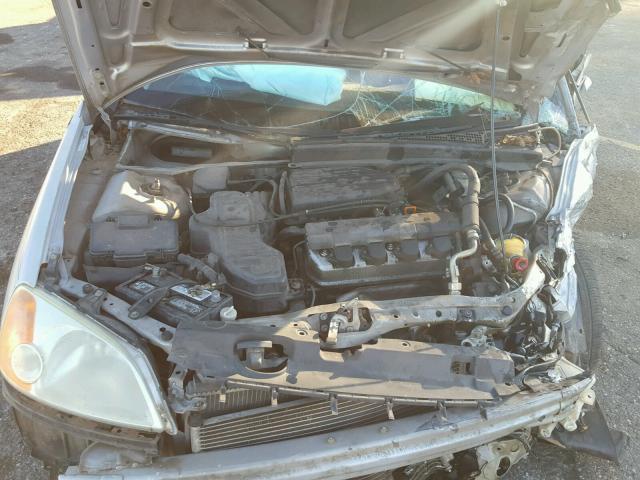 2HGES15563H606978 - 2003 HONDA CIVIC LX SILVER photo 7