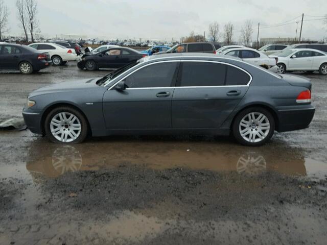 WBAGN63472DR03014 - 2002 BMW 745 LI GRAY photo 9