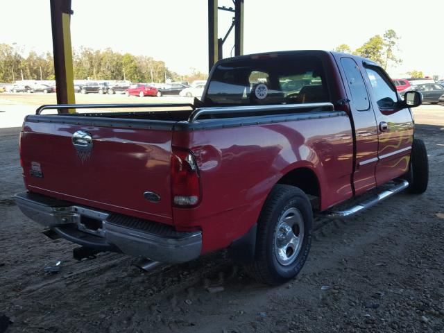1FTZX1720YNB14577 - 2000 FORD F150 RED photo 4