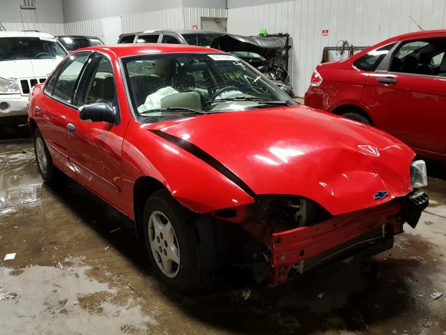 1G1JC524627445340 - 2002 CHEVROLET CAVALIER B RED photo 1