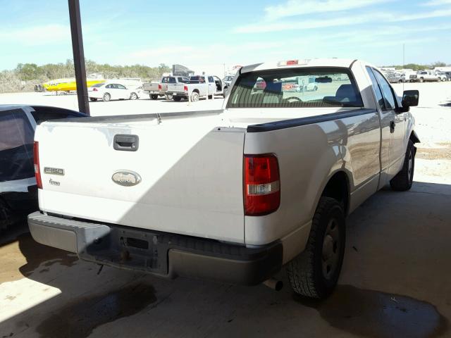 1FTRF122X7KB73100 - 2007 FORD F150 WHITE photo 4