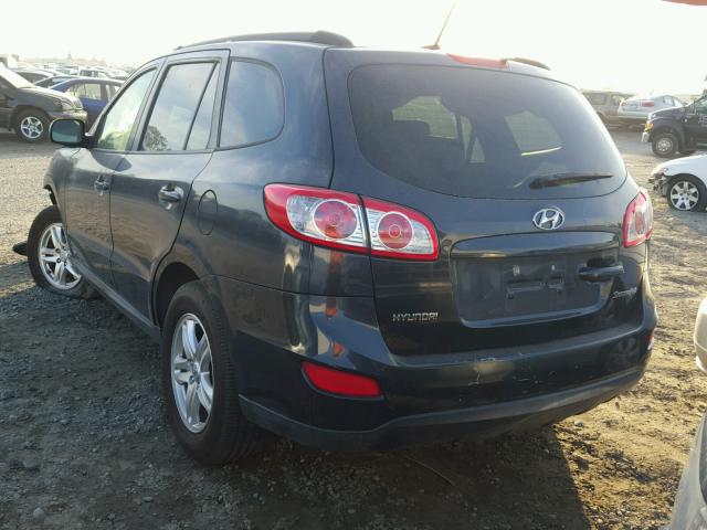 5XYZG3AB2BG065742 - 2011 HYUNDAI SANTA FE G BLACK photo 3