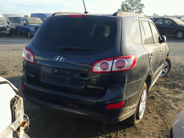 5XYZG3AB2BG065742 - 2011 HYUNDAI SANTA FE G BLACK photo 4