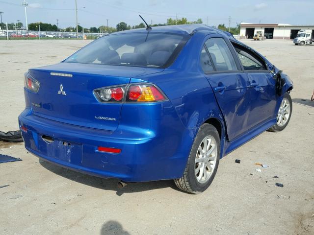 JA32U2FU5CU007458 - 2012 MITSUBISHI LANCER ES/ BLUE photo 4