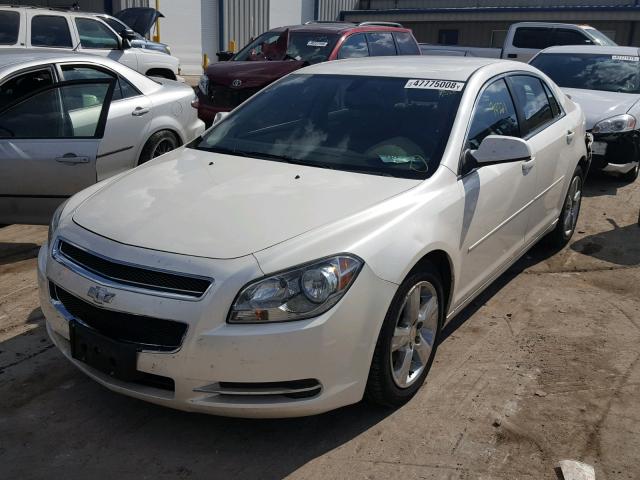 1G1ZC5E14BF324767 - 2011 CHEVROLET MALIBU 1LT WHITE photo 2