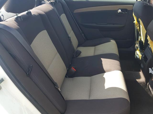 1G1ZC5E14BF324767 - 2011 CHEVROLET MALIBU 1LT WHITE photo 6