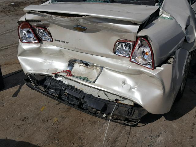 1G1ZC5E14BF324767 - 2011 CHEVROLET MALIBU 1LT WHITE photo 9